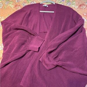 Women's Burgundy Sweater